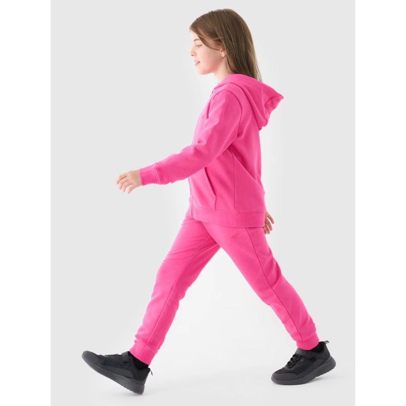 Girls' jogger sweatpants 4F Junior 4FJWMM00TTROF0828-55S *Kategoria tymczasowa Your Sports Performance