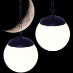 SOLAR LAMP PLASTIC BALL HANGING WITH CLIP 10X30CM SET OF 2 PCS Home and Garden/Lighting Your Sports Performance