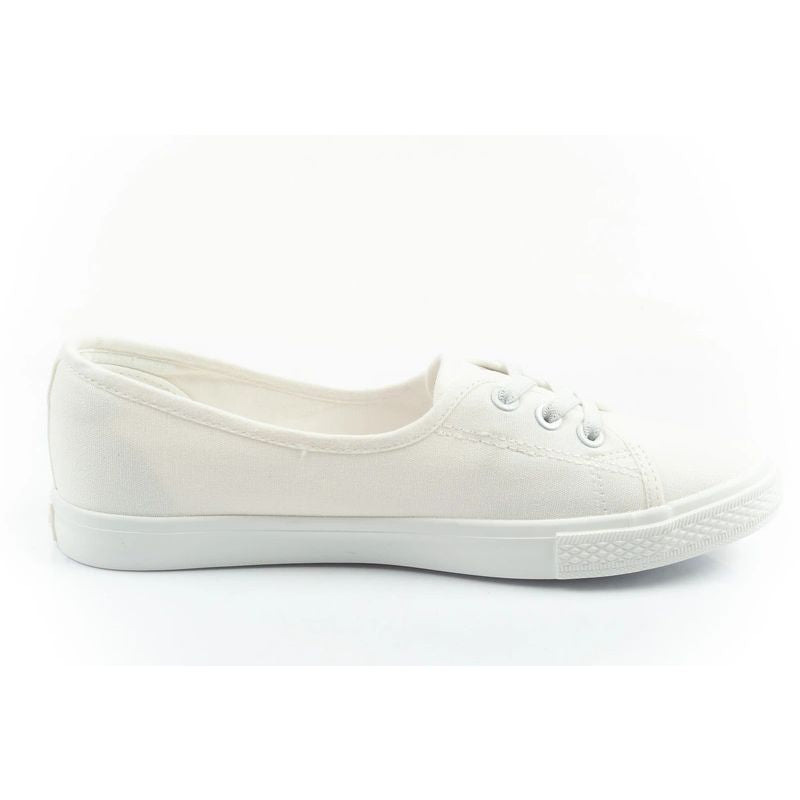 Lee Cooper shoes women's sneakers sporty white slip-on ballet flats