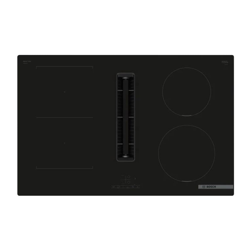 Induction hob with extractor hood BOSCH PVS811B16E 80 cm AGD - Produkty/Płyty grzejne do zabudowy Your Sports Performance