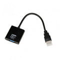 IBOX IAHV01 Adapter (HDMI M - D-Sub (VGA) F; 1m; black) Kable i adaptery/Adaptery, przejściówki Your Sports Performance