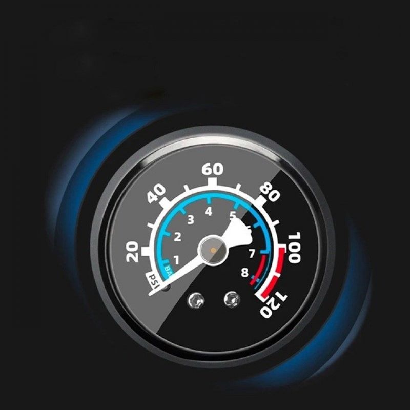 Rockbros 42310006001 Bicycle Pump with Pressure Gauge - Black In preparation Your Sports Performance