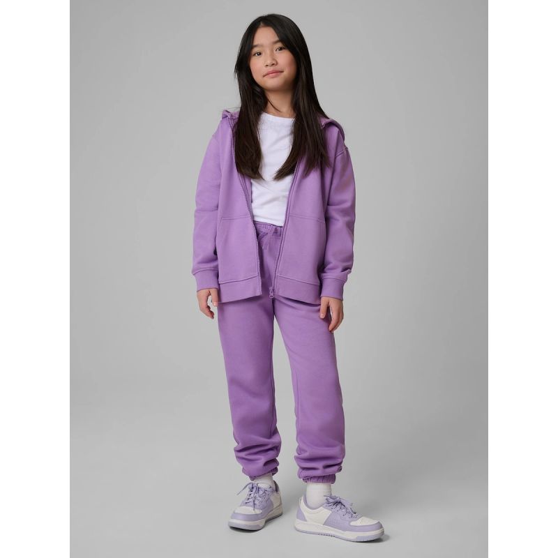 Girls' jogger sweatpants 4F 4FJRSS26TTROF1795-12S