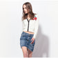 PINKO SHORT CARDIGAN WITH EMBROIDERED CHERRIES In preparation Your Sports Performance