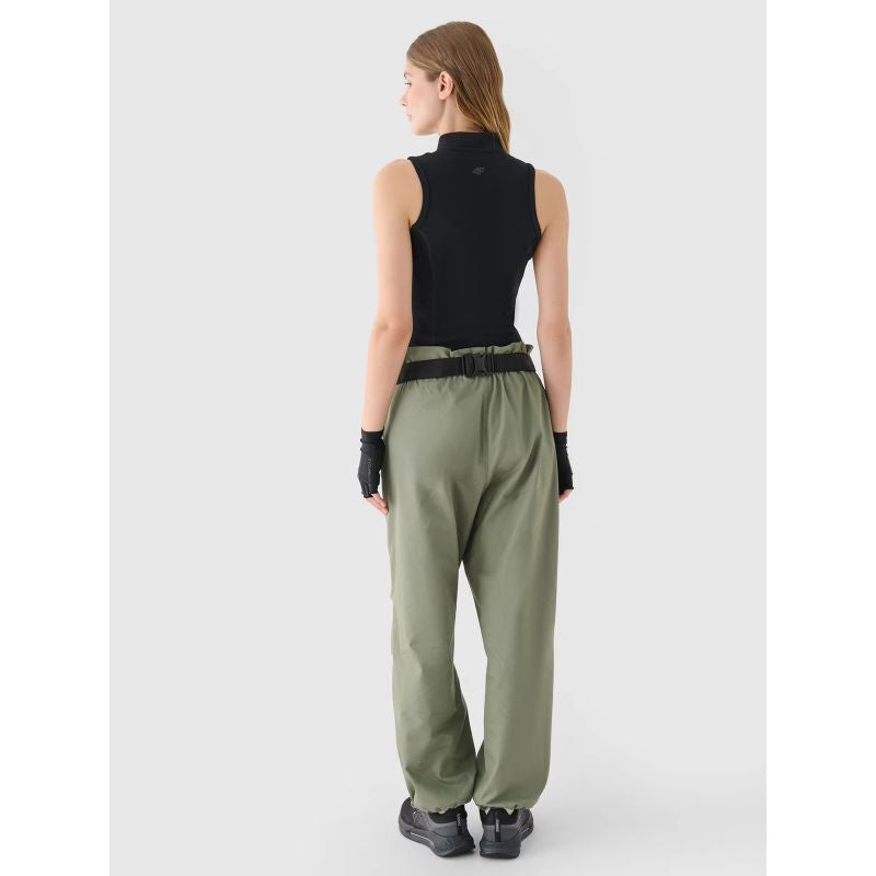 Women's slim ribbed knit top 4F 4FRAW24TSLEF182-20S *Kategoria tymczasowa Your Sports Performance