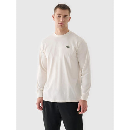 Men's oversize longsleeve with print 4F 4FWAW24TLONM315-11S 4f