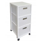 ROTHO Large bookcase with 3 drawers COUNTRY white Dla zwierząt/Miski, pojemniki i poidełka (uniwersalne) Your Sports Performance