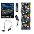 Lian Li UNI FAN SL Wireless 120 Reverse Blade Computer Case Fan 12 cm Black 3 pcs. Chłodzenie/Chłodzenie - wentylatory Your Sports Performance