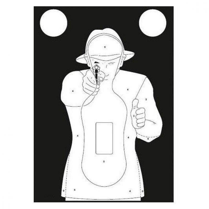 Silhouette shooting targets TS-9 French - set of 50 pcs Import z Action/Strzelectwo/Tarcze strzeleckie Your Sports Performance