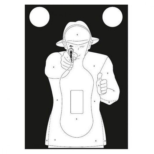 Silhouette shooting targets TS-9 French - set of 50 pcs Import z Action/Strzelectwo/Tarcze strzeleckie Your Sports Performance