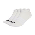 adidas Thin&Light Essentials Low Cut Socks, 3-Pack, White JZ0533