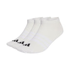 adidas Thin&Light Essentials Low Cut Socks, 3-Pack, White JZ0533