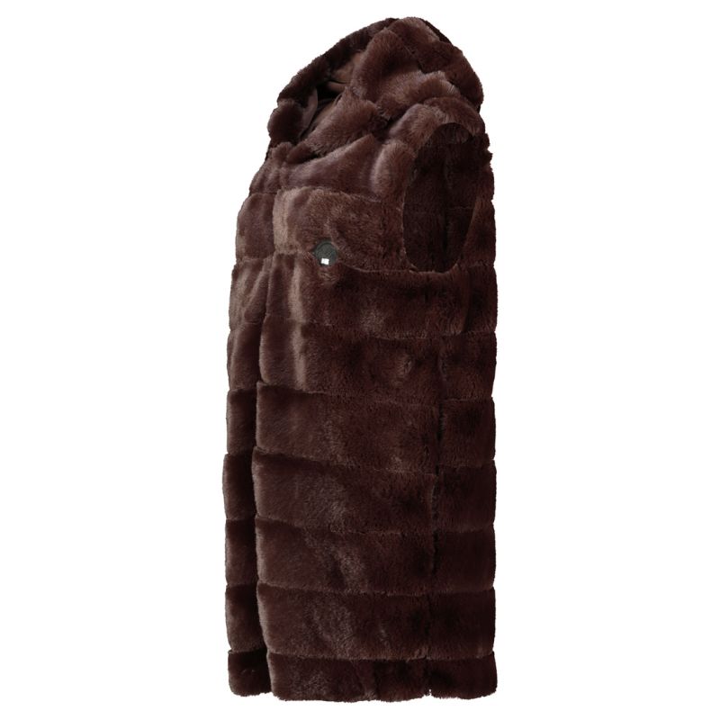 Geographical Norway Women's Fleece Uphemere Dark Brown Db Lady 0136 Dark brown (WZ6797F/GN-Dark brown) Geographical Norway