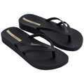 Ipanema women's flip-flops Bossa Soft V comfortable black fashionable Ipanema