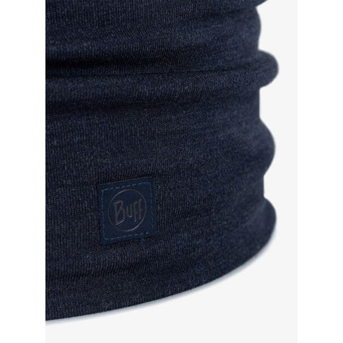 BUFF MERINO HEAVYWEIGHT NECK WARMER SOLID INDIGO bandana Odzież militarna/Chusty, arafatki, kominy Your Sports Performance