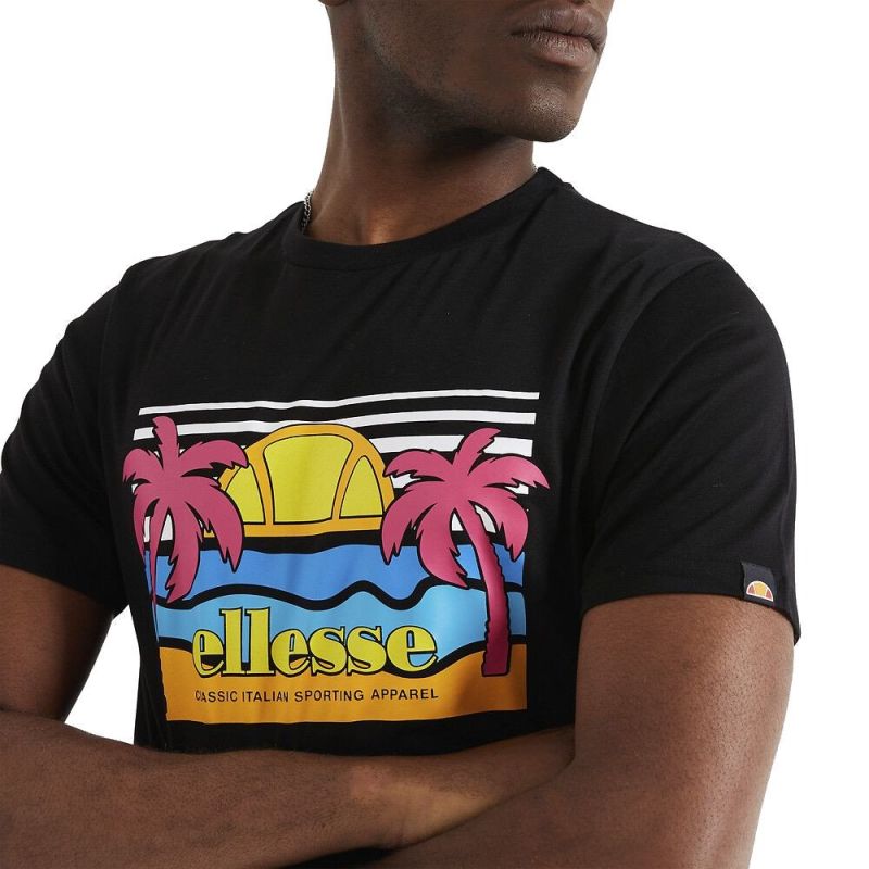 Ellesse men's t-shirt black Sechsaro Tee SHM13825011 In preparation Your Sports Performance