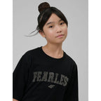 Loose T-shirt with print for girls 4F 4FJRSS26TTSHF3453-20S 4f