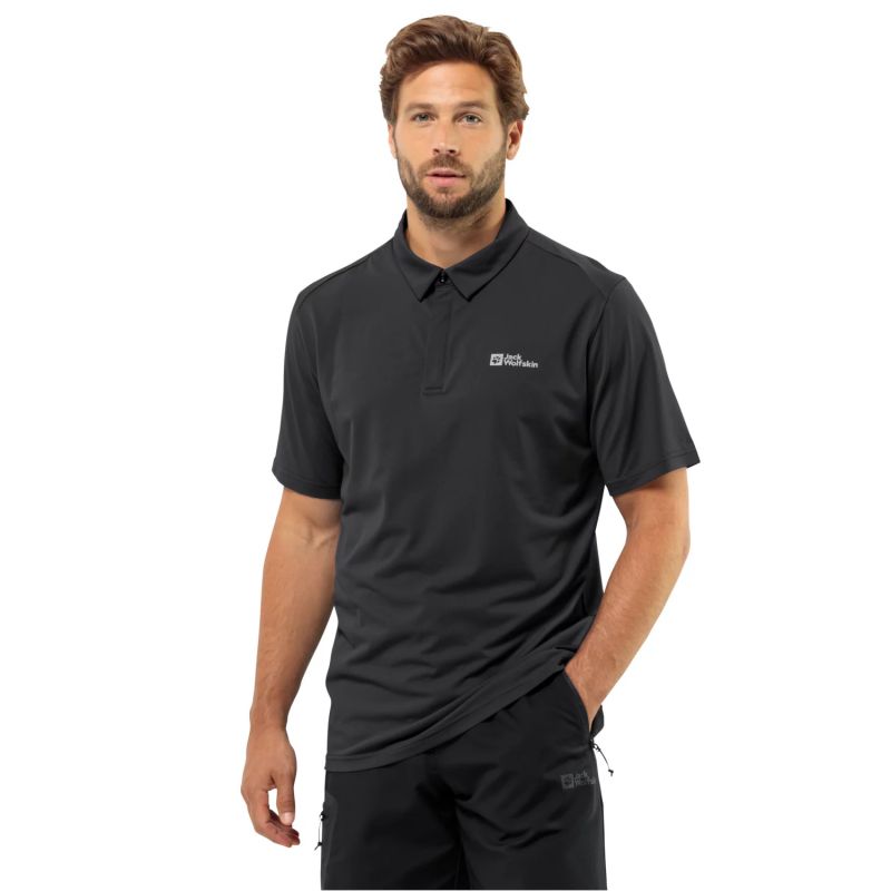Jack Wolfskin Delfami Polo Shirt M 1809801-6000 Clothing/Lifestyle/T-shirts/Jack Wolfskin Your Sports Performance