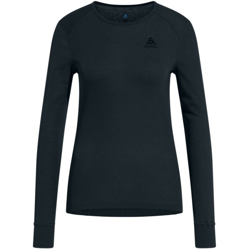 Odlo BL TOP crew neck l/s ACTIVE WARM long sleeve thermal underwear size M blue-gray Odzież militarna/Bielizna termoaktywna Your Sports Performance