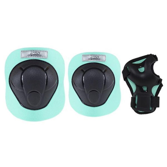 Nils Extreme Protectors Set Black and Mint H210 Size L Accessories/Protectors and knee pads Your Sports Performance