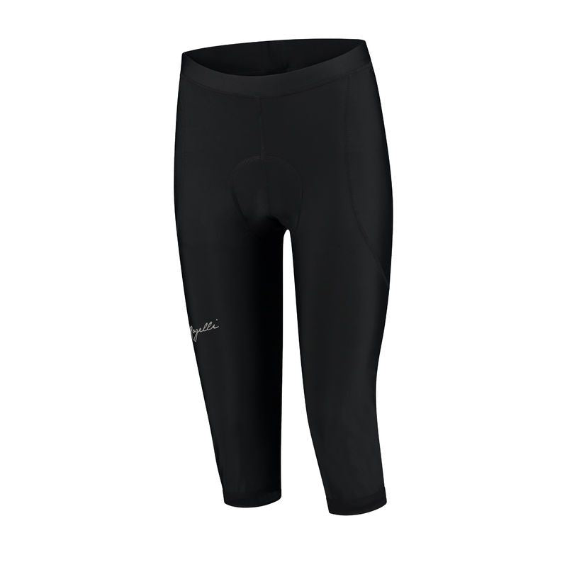 Rogelli 3/4 BASIC LADY shorts black S Clothing Your Sports Performance