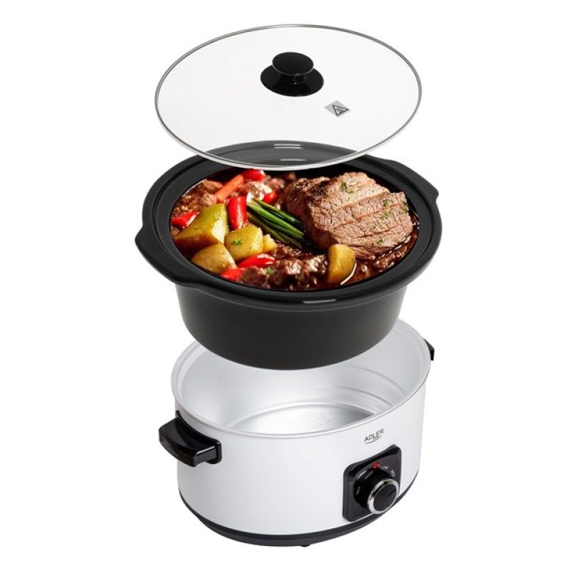 Slow cooker ADLER AD 6413w white AGD - Produkty/Wolnowary Your Sports Performance