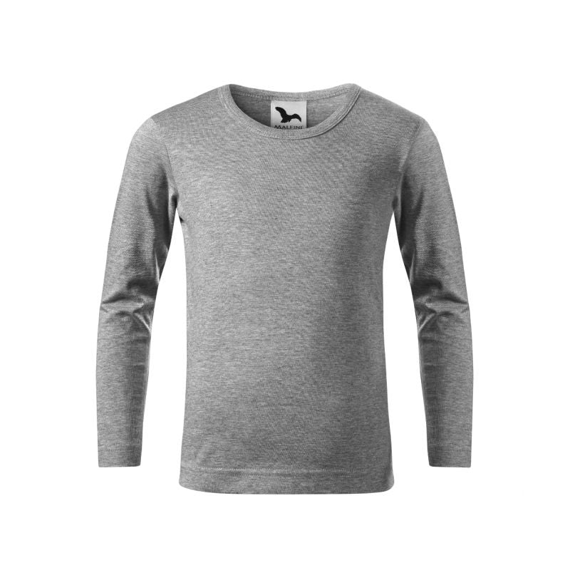 T-shirt Malfini Fit-T LS Jr MLI-12112 dark gray melange Clothing/Lifestyle/T-shirts/Malfini Malfini