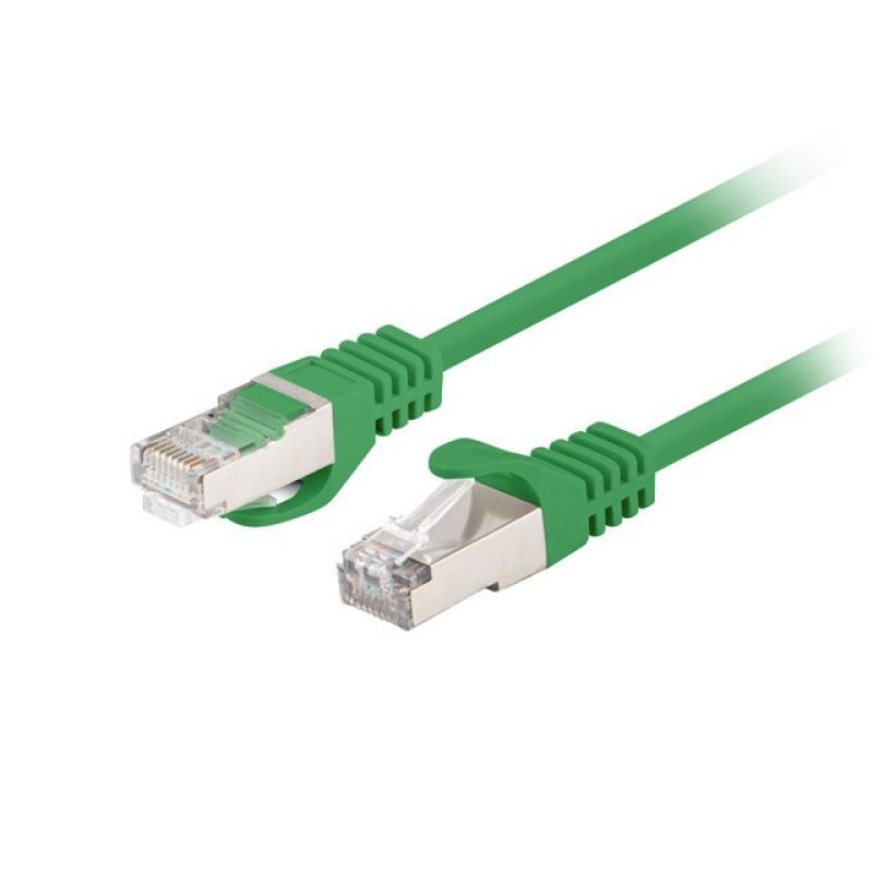 PATCHCORD CAT.6 FTP 0.5M GREEN FLUKE PASSED LANBERG 10-PACK Kable, gniazda i wtyki/Patchcable Your Sports Performance