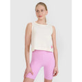 Women's regular printed top 4F 4FWSS25TSLEF118-11S *Kategoria tymczasowa Your Sports Performance
