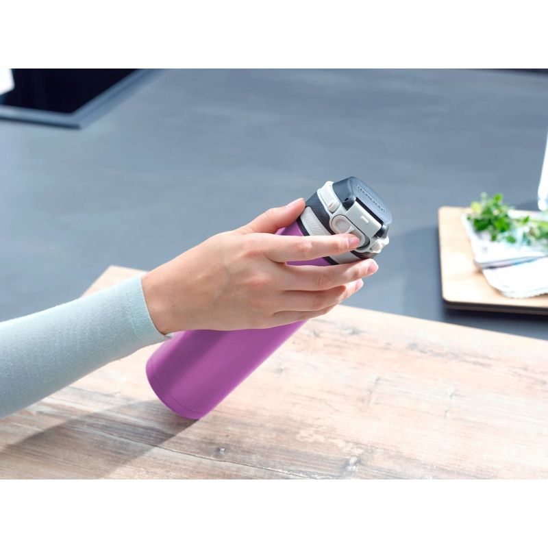 Flip thermal mug 600 ml purple 3274 LEIFHEIT AGD - Produkty/Termosy i kubki termiczne Your Sports Performance
