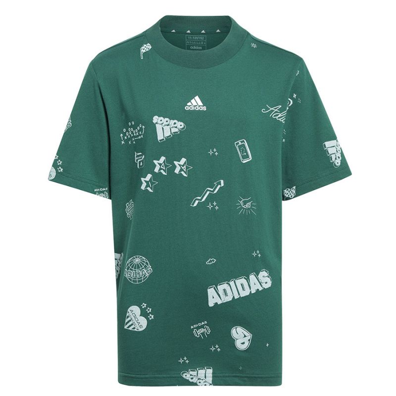 T-shirt adidas Bluv Q3 AOPT Jr. IA1562 Clothing/Lifestyle/T-shirts Adidas