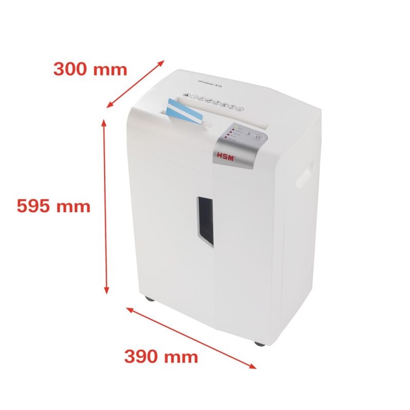 HSM Shredstar X15 shredder, 26L 4x37 mm Urządzenia biurowe/Niszczarki Your Sports Performance