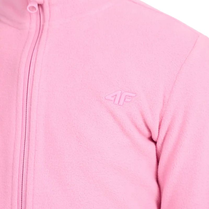 4F F472 Girls’ Fleece Jacket, Pink 4FJWAW26TFLEF472 54S
