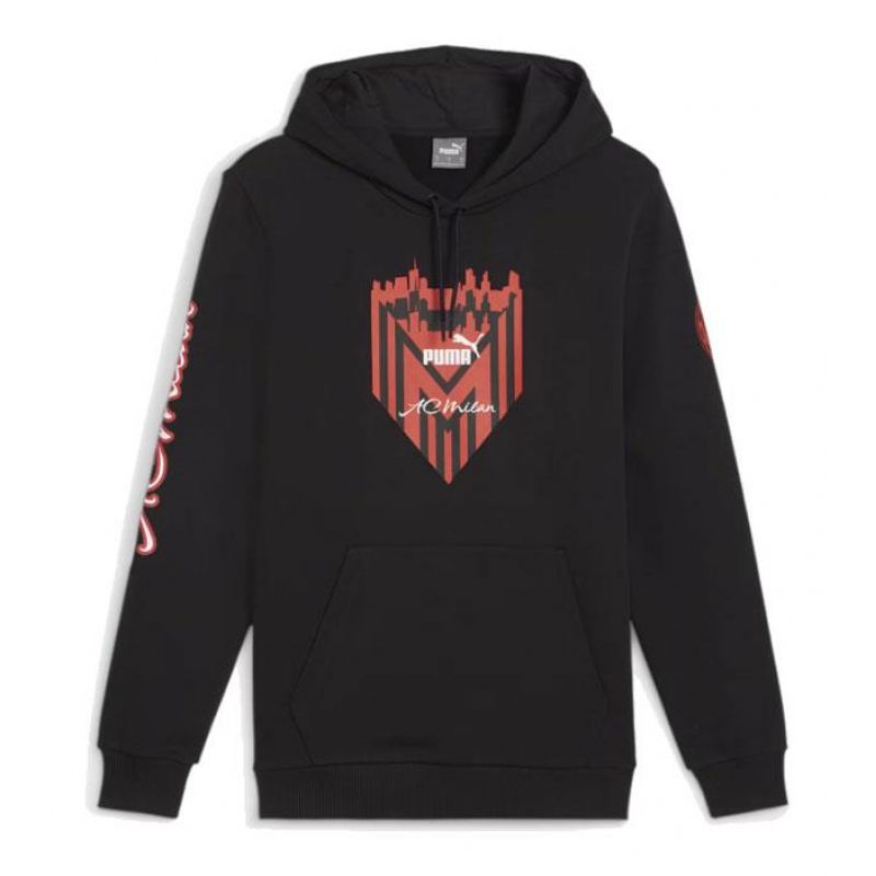 Puma AC Milan Football Icons Hoodie 774030-09 Clothing/Lifestyle Puma