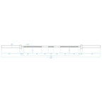 HMS Premium GCF700 crosscut bar 220 cm 20 kg