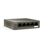PoE switch Tenda TEG1105P-4-63W (5x 10/100/1000Mbps) Komunikacja i łączność/Switch-e Your Sports Performance