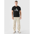 Men's regular printed T-shirt 4F 4FRAW24TTSHM2301-20S *Kategoria tymczasowa Your Sports Performance