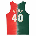 Mitchell & Ness NBA Seattle Supersonics Shawn Kemp Tie Dye Cotton Tank - TTNK3206-SSUYYSKEGNRD Koszulki NBA Your Sports Performance
