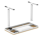 Activejet ET119W-C electric height-adjustable desk, white/oak. Tabletop dimensions: 140 x 70 cm. Biurka/Biurka nowoczesne Your Sports Performance