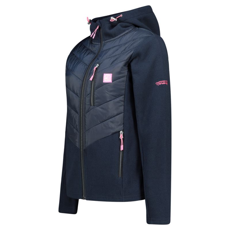 Geographical Norway Tulka Navy Db Lady 0124 Navy Blue Women's Fleece (WZ6442F/GN-Navy) Geographical Norway