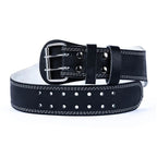 Leather bodybuilding belt DBX-WB-3-M DBX Bushido