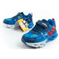 Leomil children's sports shoes Spiderman sneakers lightweight with velcro LED blue Leomil