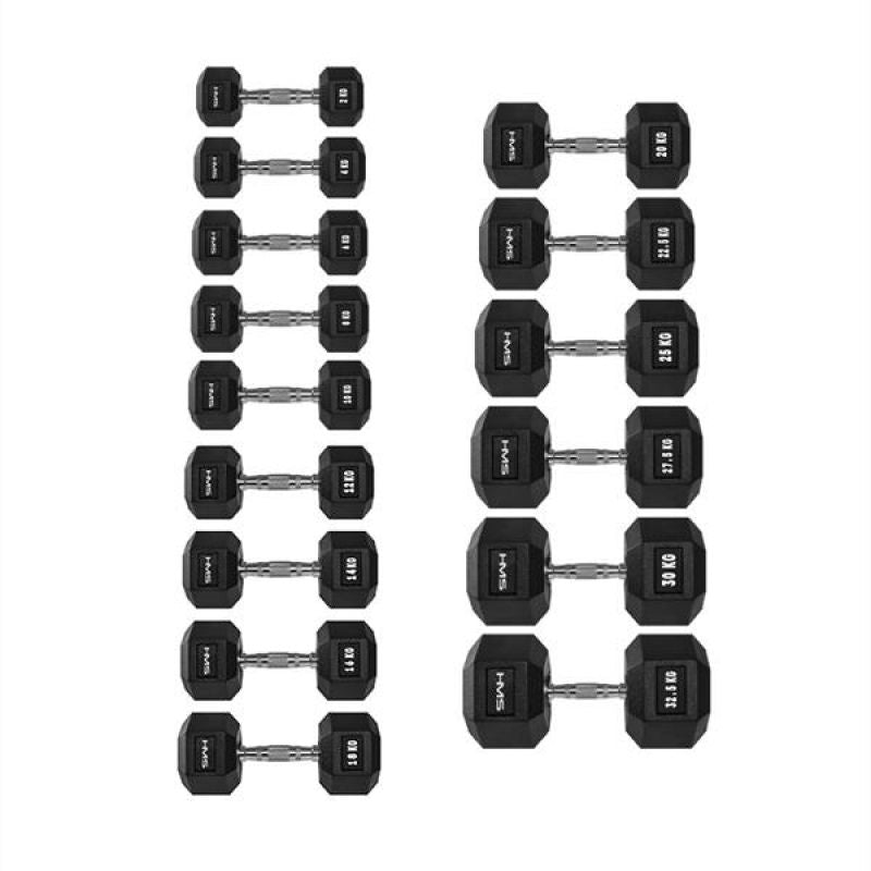 HMS HEX PRO 45 KG dumbbell Accessories/Training equipment Your Sports Performance