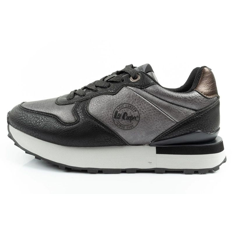 Lee Cooper sports shoes sneakers women's fashionable comfortable durable gray black Lee Cooper