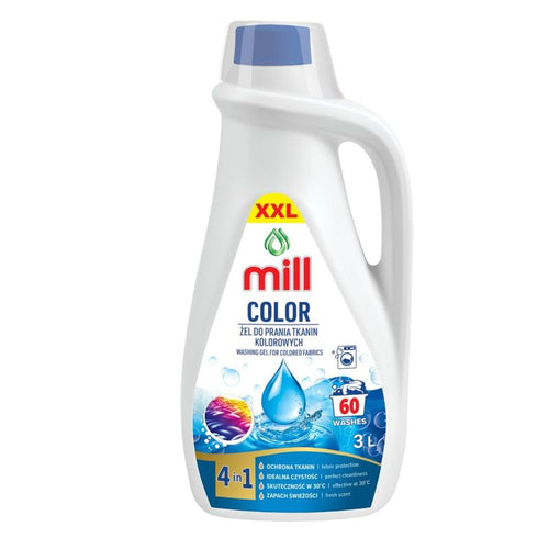 MILL Fabric Washing Gel COLOR 3l, 60 washes Chemia/Płyny do prania Your Sports Performance