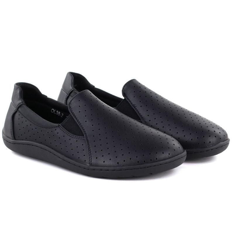 Women's leather barefoot openwork shoes M.Daszyński OL38-2 M. Daszyński