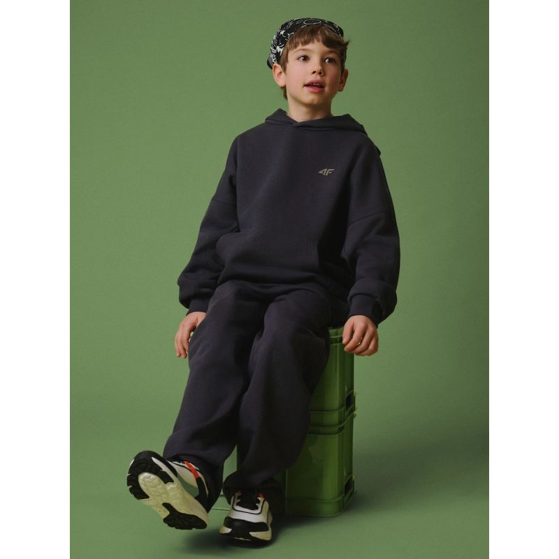 Boy's loose hooded sweatshirt 4F 4FJRSS26TSWSM2828-22S 4f