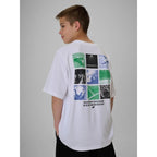 Boy's loose T-shirt with print 4F 4FJRSS26TTSHM4277-10S