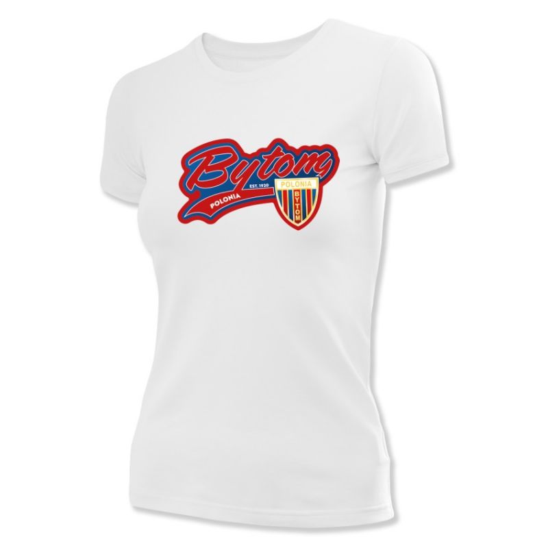 T-shirt short sleeve Polonia Bytom Classic W SREBPBCLAS Clothing/Lifestyle/T-shirts/Adler Your Sports Performance