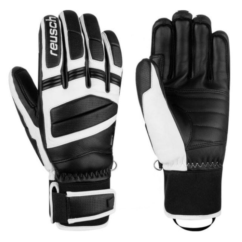 REUSCH Master Pro gloves size 8.5 black and white Narciarstwo/Rękawice Your Sports Performance